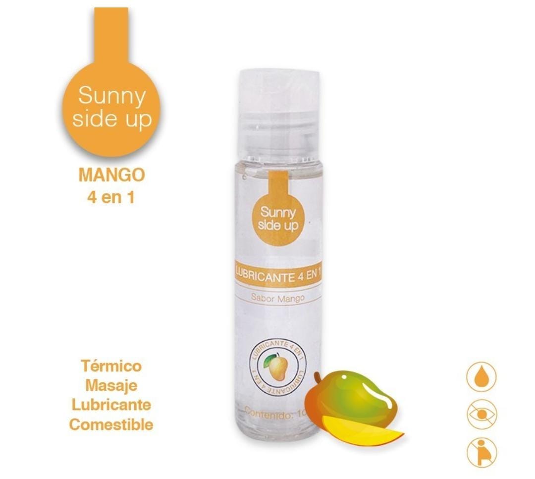 LUBRICANTE 4 EN 1 - SUNNY SIDE UP SABOR MANGO 1oz.