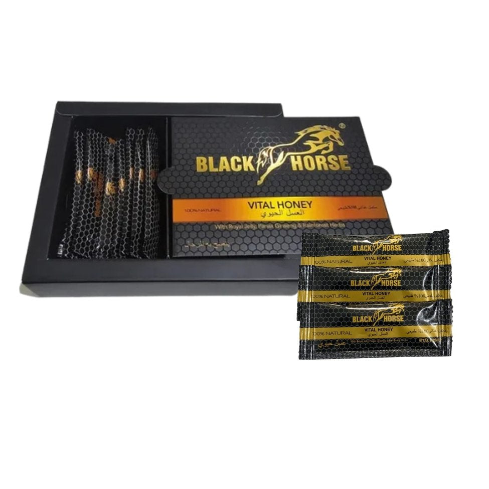 MIEL VOGORIZANTE DE HOMBRE BLACK HORSE SOBRE DE10gr