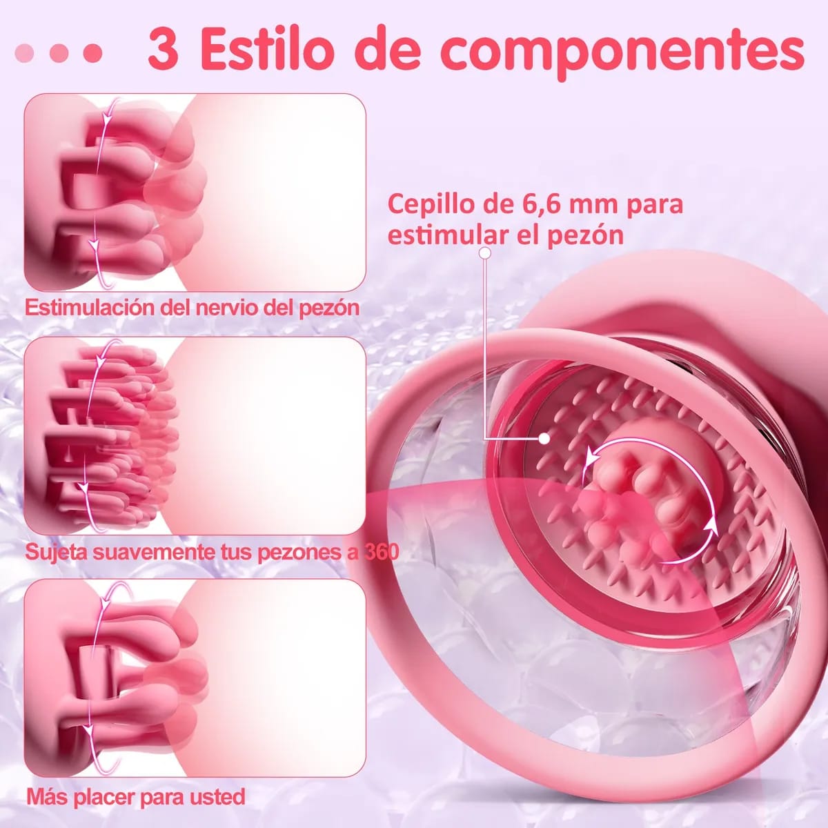 MASAJEADOR DE PECHOS Y ESTIMULADOR