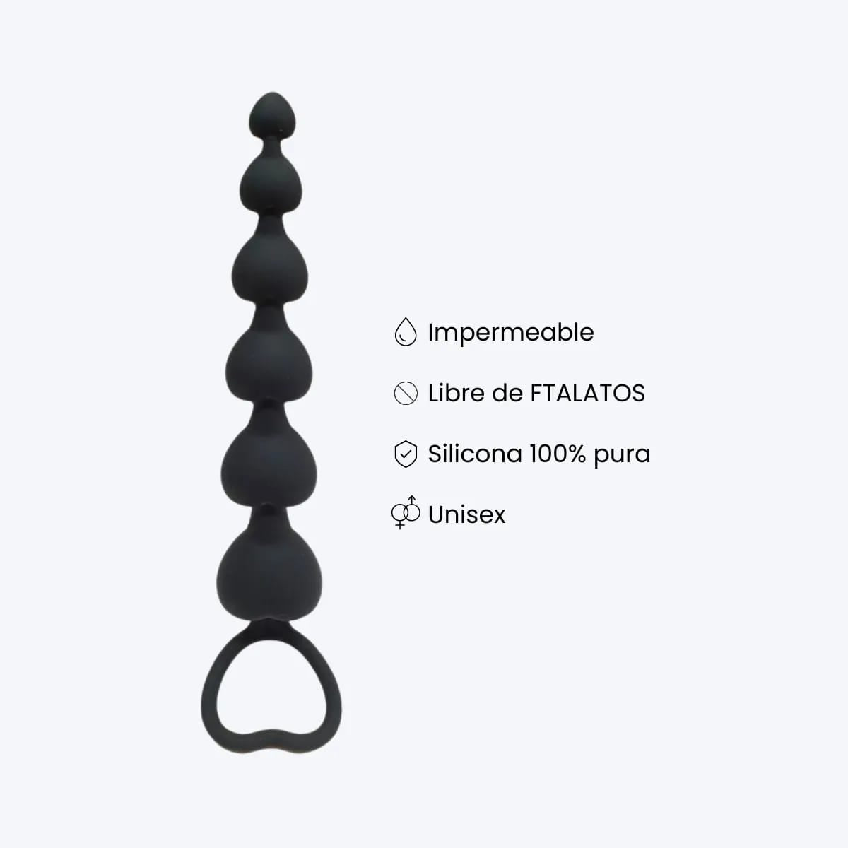 PLUG ANAL CORAZON DILATADOR EN VARITA