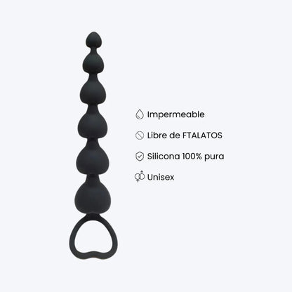 PLUG ANAL CORAZON DILATADOR EN VARITA