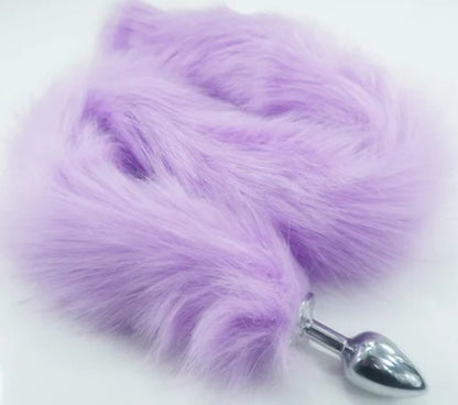 PLUG ANAL MEDIANO COLA DE ZORRO