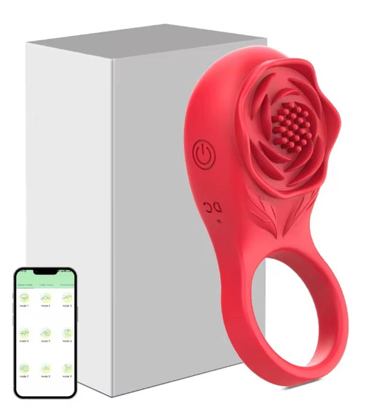 RING ROSA VIBRADORA POR APP