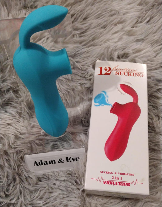 SUCCIONADOR Y VIBRADOR CONEJO 12 VELOCIDADES
