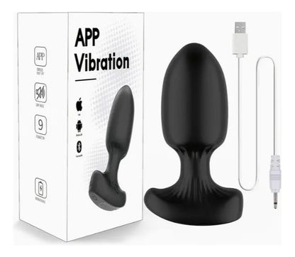 PLUG ANAL VIBRADOR FUNCION CON  APP CONTROL A DISTANCIA