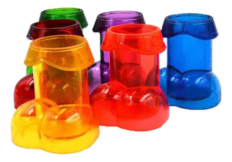 VASO PARA FIESTA EN FORMA DE PENE 60ML
