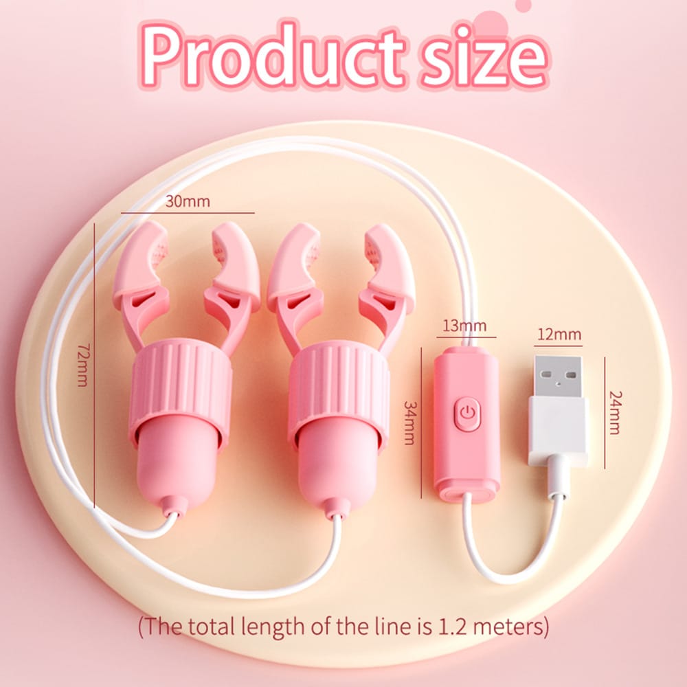 PEZONERAS VIBRADOR CON ESTIMULATE DE CLITORIS