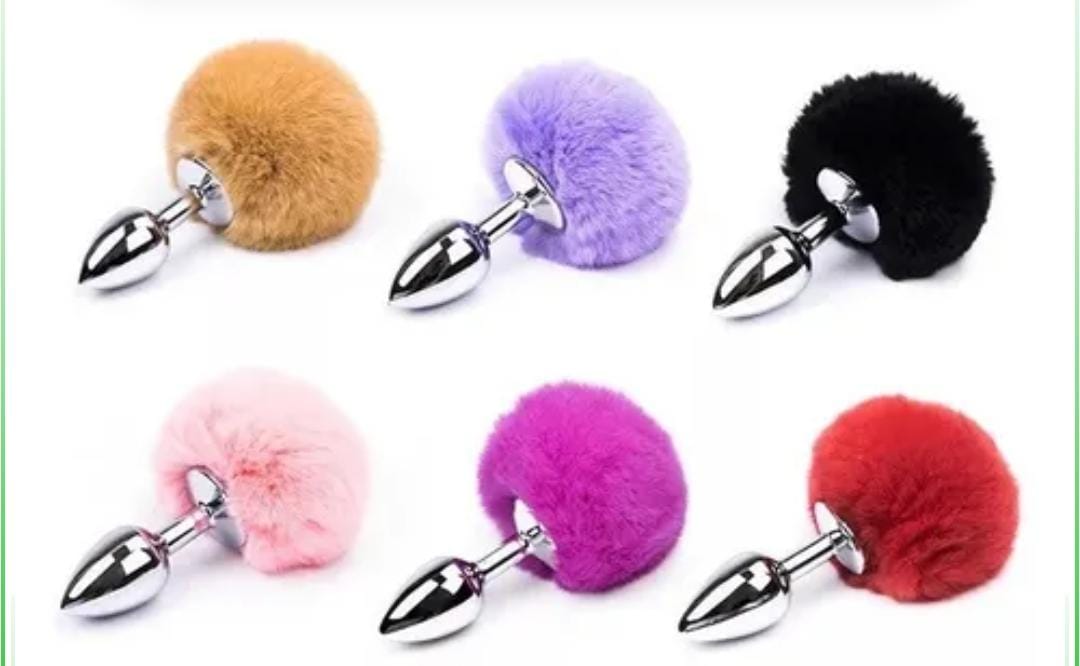 PLUG ANAL COLA DE CONEJO