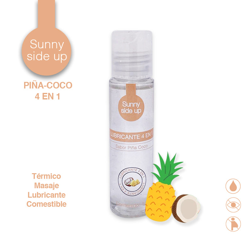 LUBRICANTE 4 EN 1 - SUNNY SIDE UP SABOR Piña – Coco 1oz.