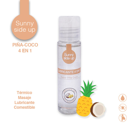 LUBRICANTE 4 EN 1 - SUNNY SIDE UP SABOR Piña – Coco 1oz.